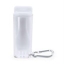Set de pajita y tenedor en estuche portátil Blanco