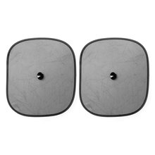 Set de parasoles plegables para coche Negro