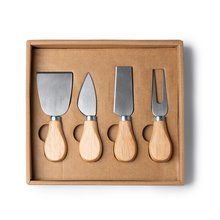 Set para queso con 4 utensilios Crudo