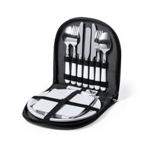 Set Picnic 2 Personas RPET Gri