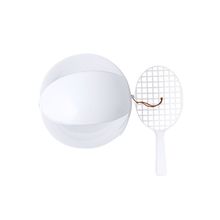 Set de raqueta y balón con válvula y elástico Bla