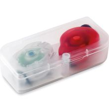 Set de 2 luces reflectantes blanca y roja Multicolor