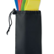 Set de 4 Bandas Fitness TPE Negro