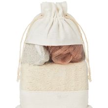 Set de Baño con Bolsa Beig