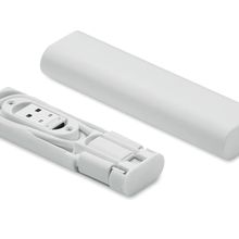 Set Conectores Cable 9 en 1 Blanco