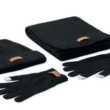 Set Invierno RPET 3 Piezas Negro