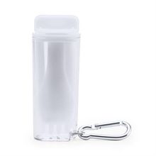 Set de pajita y tenedor en estuche portátil Blanco