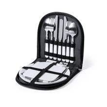 Set Picnic 2 Personas RPET Gri