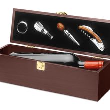 Set de Vino en Caja de Madera Madera