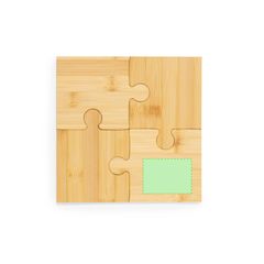 Set de posavasos puzzle de bambú | Area 4 | 70 x 50