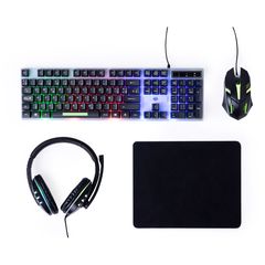 Set Gamer con Teclado y Ratón retroiluminados | Area 1 | 60 x 7