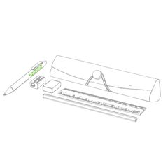 Set Escritura Eco en Estuche de Madera | Cara A del bolígrafo | 50 x 6
