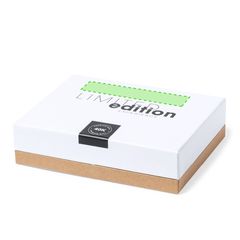 Set Vinos Exclusivo en Acero Negro | Caja de presentación parte superior | 110 x 18