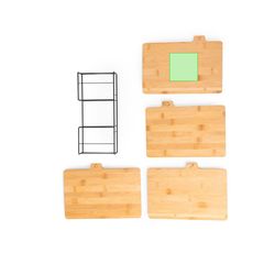Set de 4 Tablas de Bambú | Area 7 | 100 x 100