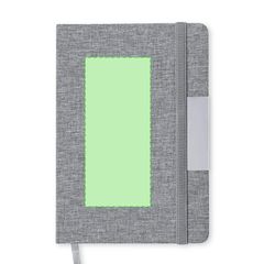 Set Bloc y Bolígrafo RPET | En la portada de la libreta | 70 x 160