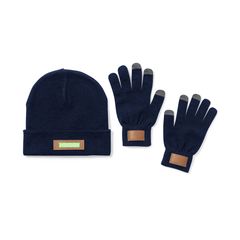 Set con Gorro y Guantes Táctiles | En el gorro | 55 x 12