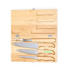 Set de 4 Cuchillos en Acero Inox | Area 8 | 60 x 12