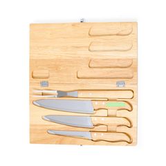 Set de 4 Cuchillos en Acero Inox | Area 9 | 60 x 12