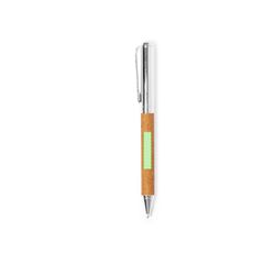 Set Bloc Notas y Bolígrafo Cuero Reciclado | Boligrafo Cuerpo | 30 x 6