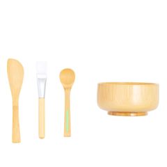 Set Mascarilla con Cuenco Bambú | Area 4 | 50 x 5