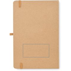 Set papelería reciclado con libreta A5 | Trasero | 80 x 40