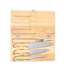 Set de 4 Cuchillos en Acero Inox | Area 3 | 60 x 12