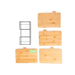 Set de 4 Tablas de Bambú | Area 2 | 80 x 35