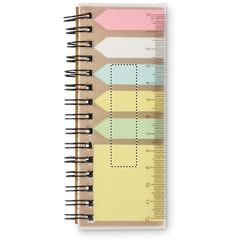 Set de notas adhesivas con marcapáginas | Frontal | 15 x 60