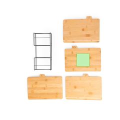 Set de 4 Tablas de Bambú | Area 8 | 100 x 100