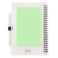 Set Libreta Eco y Bolígrafo | En la contraportada | 80 x 80