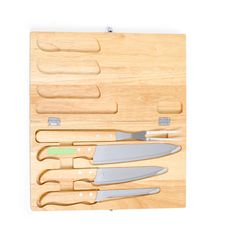 Set de 4 Cuchillos en Acero Inox | Area 5 | 60 x 12