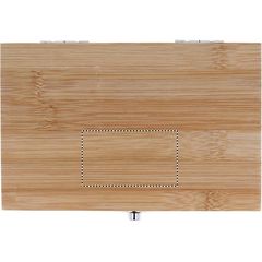 Set de vino en caja ecológica de bambú con 3 piezas | TOP BOX PAD | 60 x 35