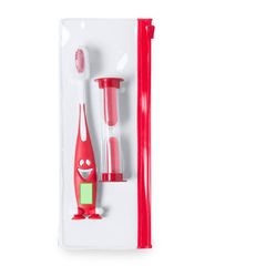 Set dental infantil con medidor de tiempo | En el cepillo, bajo la boca | 8 x 18