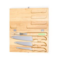 Set de 4 Cuchillos en Acero Inox | Area 10 | 60 x 12