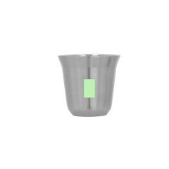 Set 2 vasos 80ml acero reciclado y doble pared | Area 3 | 20 x 20
