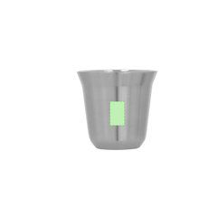 Set 2 vasos 80ml acero reciclado y doble pared | Area 4 | 20 x 20
