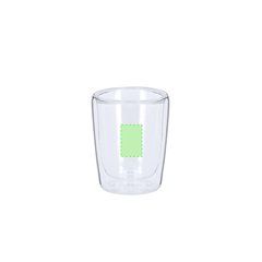 Set de 2 vasos de cristal doble pared 65 ml | Area 2 | 20 x 30