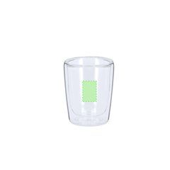 Set de 2 vasos de cristal doble pared 65 ml | Area 3 | 20 x 30