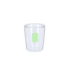 Set de 2 vasos de cristal doble pared 65 ml | Area 5 | 20 x 30