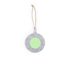 Set 3 Adornos Navideños de Fieltro | Bola cara 2 | 40 x 40