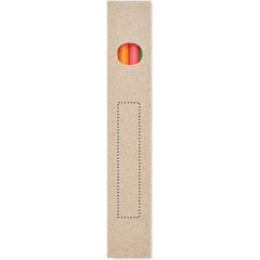 Set de 4 Lápices de Vivos Colores | Frontal Inferior | 15 x 80