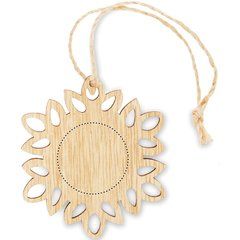 Set 6 Adornos Navideños de Haya | SNOWFLAKE | 35 x 35