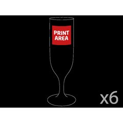 Set de 6 copas reutilizables | Zona 1 | 40 x 40