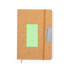 Set bloc notas bolígrafo y usb corcho | En la portada | 50 x 20