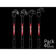 Set de bolígrafos 40 unidades y tinta azul | Zona 1 | 55 x 5