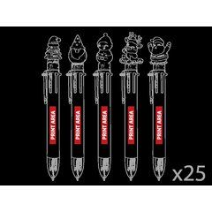 Set bolígrafos navideños | Zona 1 | 45 x 7