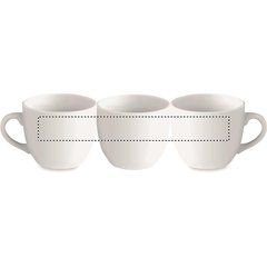 Set Café con Taza y Plato de Cerámica | CUP | 160 x 20