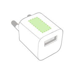Set de varios cargadores USB de 1000 mA | Sobre el cargador de casa | 20 x 10