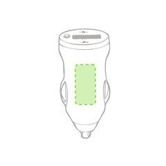 Set de varios cargadores USB de 1000 mA | Sobre el cargador de coche | 20 x 10