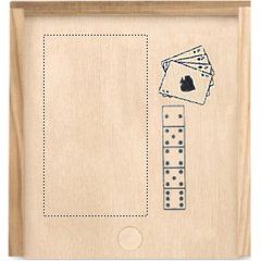 Set de cartas y dados en caja de madera | Superior